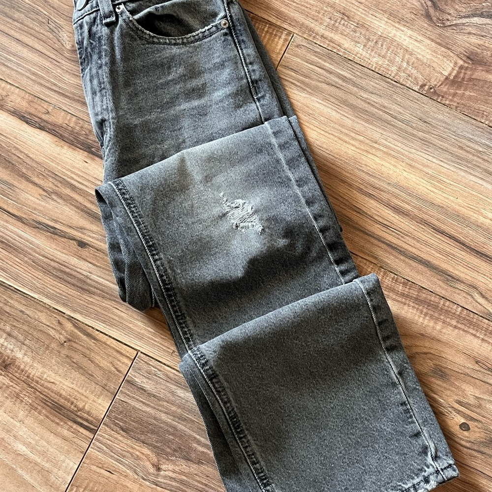 BDG Women's Cowboy Straight-Leg Jeans with Subtle Distress